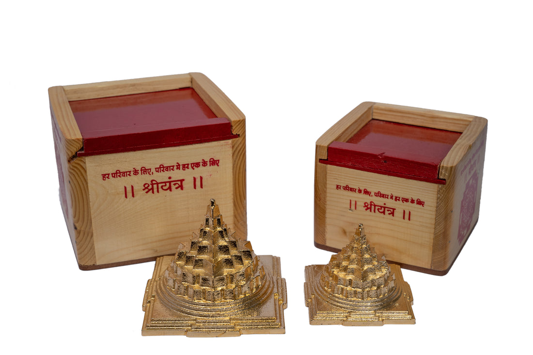 Shri Yantra with Wooden Box